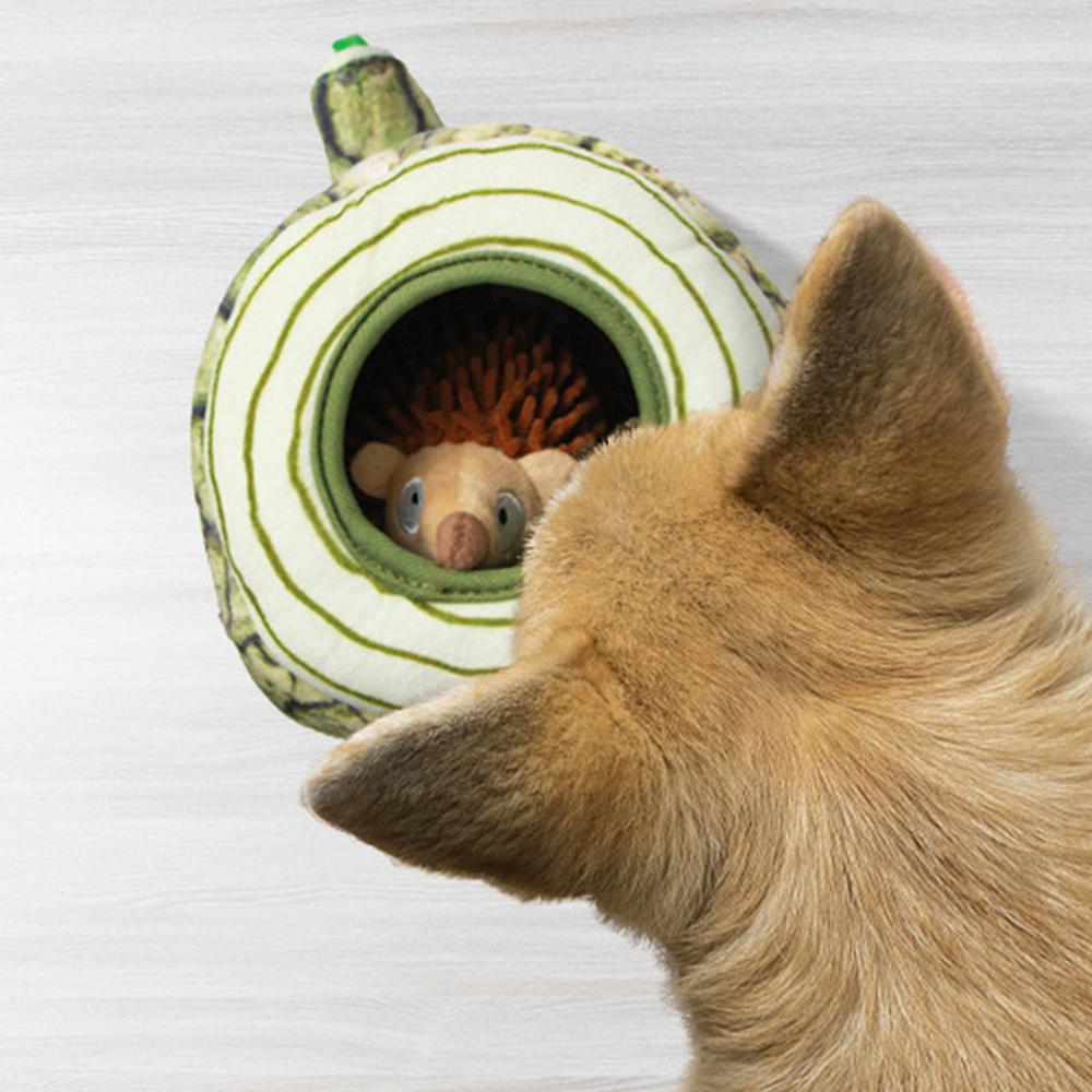 Dog Plush Squeaky Interactive Burrow Toy-DogsTailCircle