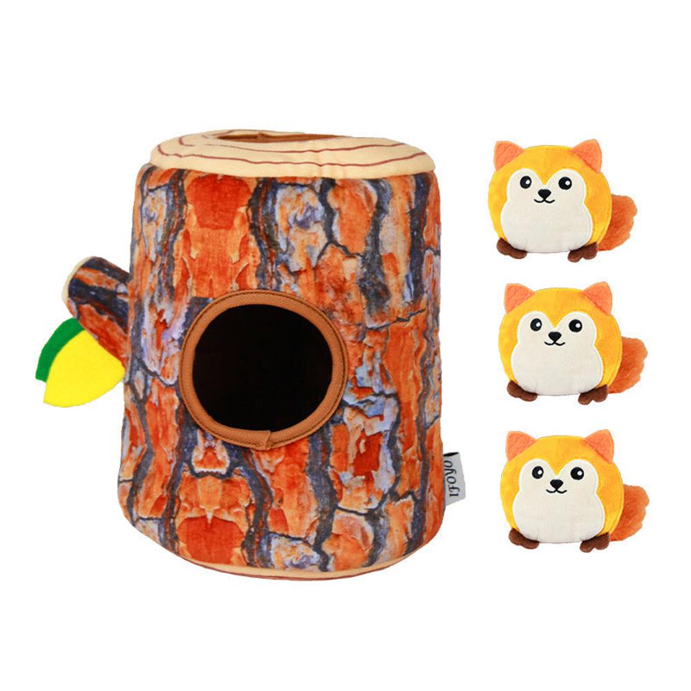 Dog Plush Squeaky Interactive Burrow Toy-DogsTailCircle