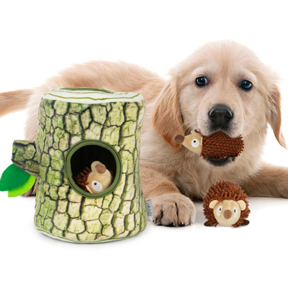 Dog Plush Squeaky Interactive Burrow Toy-DogsTailCircle