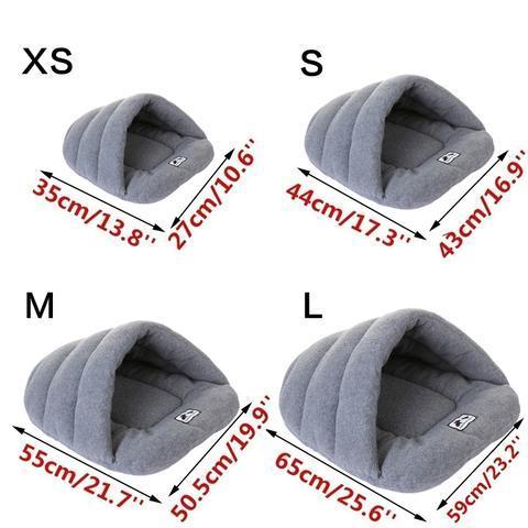 High-Quality Warm Sleeping Fleece Small Dog Bed-DogsTailCircle