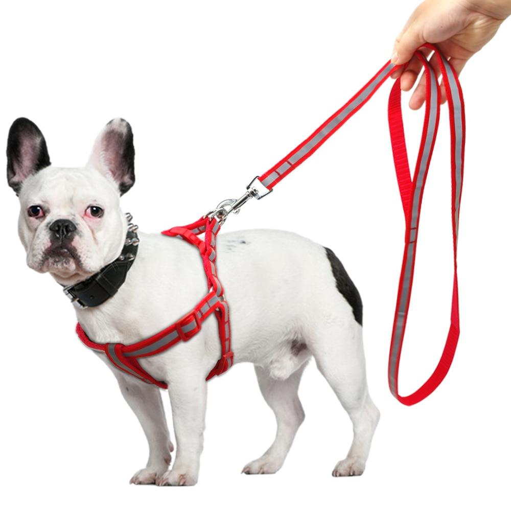 Reflective Dog Harness Leash Set For Small Medium Dogs