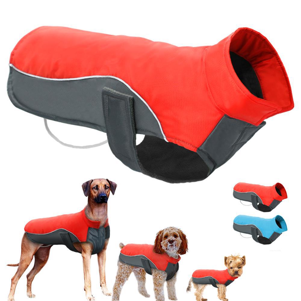 Waterproof Dog Winter Coat Warm Dog Jacket-DogsTailCircle
