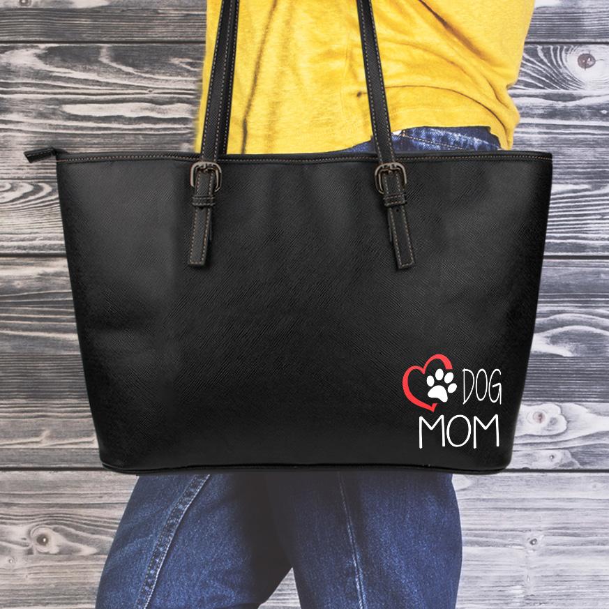 Love Dog Mom Small Tote-DogsTailCircle