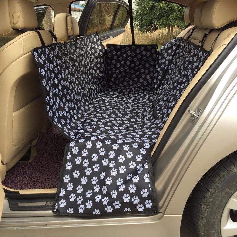 Back Seat Waterproof Cover with Hammock and Sides-DogsTailCircle
