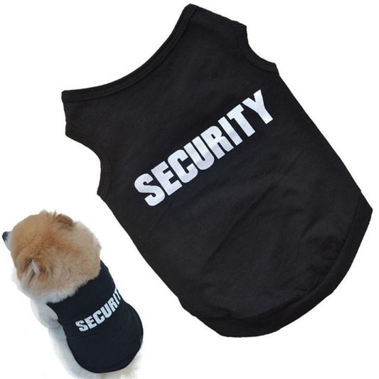 Cute SECURITY Dog Vest-DogsTailCircle