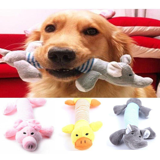 Dog Chew Squeaky Plush Sound Toy-DogsTailCircle
