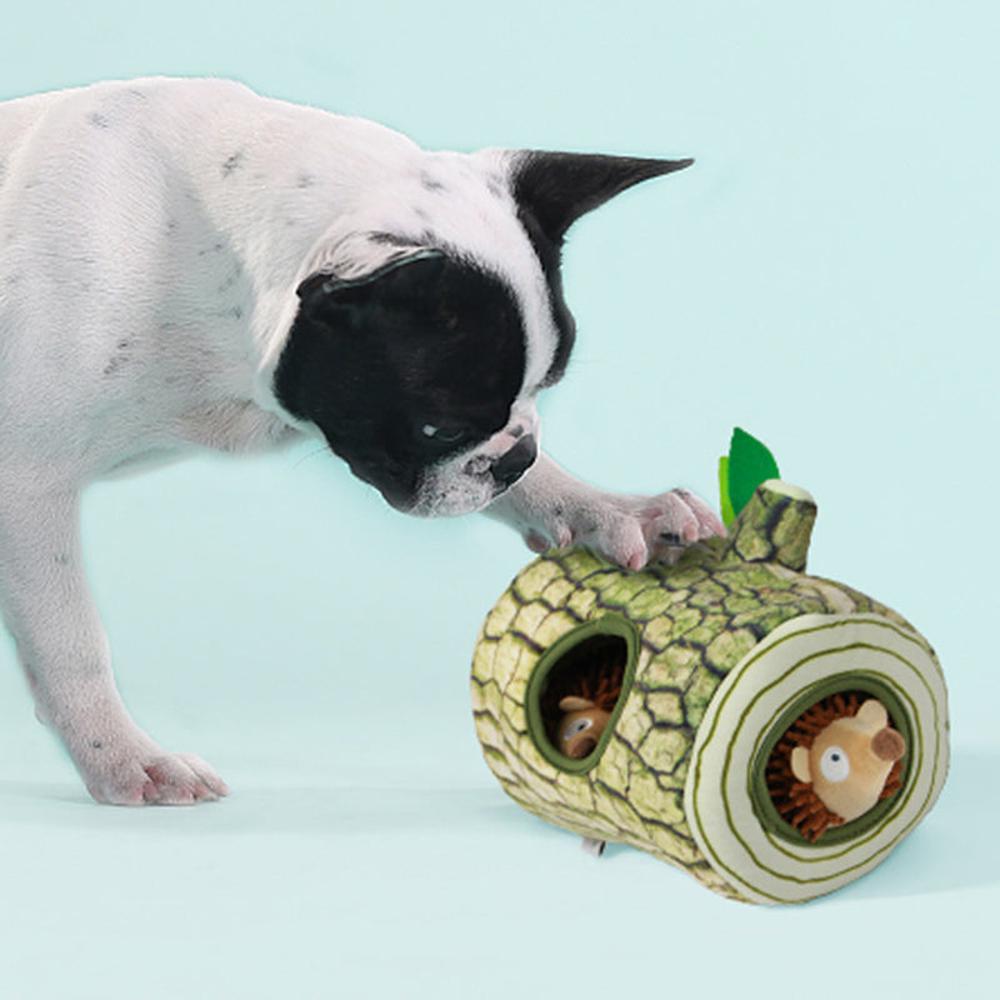 Dog Plush Squeaky Interactive Burrow Toy-DogsTailCircle