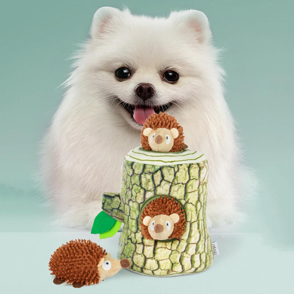 Dog Plush Squeaky Interactive Burrow Toy-DogsTailCircle
