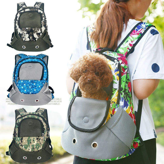 Easiest Dog Mesh Travel Backpack-DogsTailCircle
