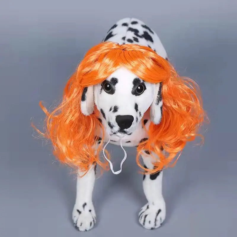 Funny Dog Wigs - Great for Halloween - Multiple Colors-DogsTailCircle