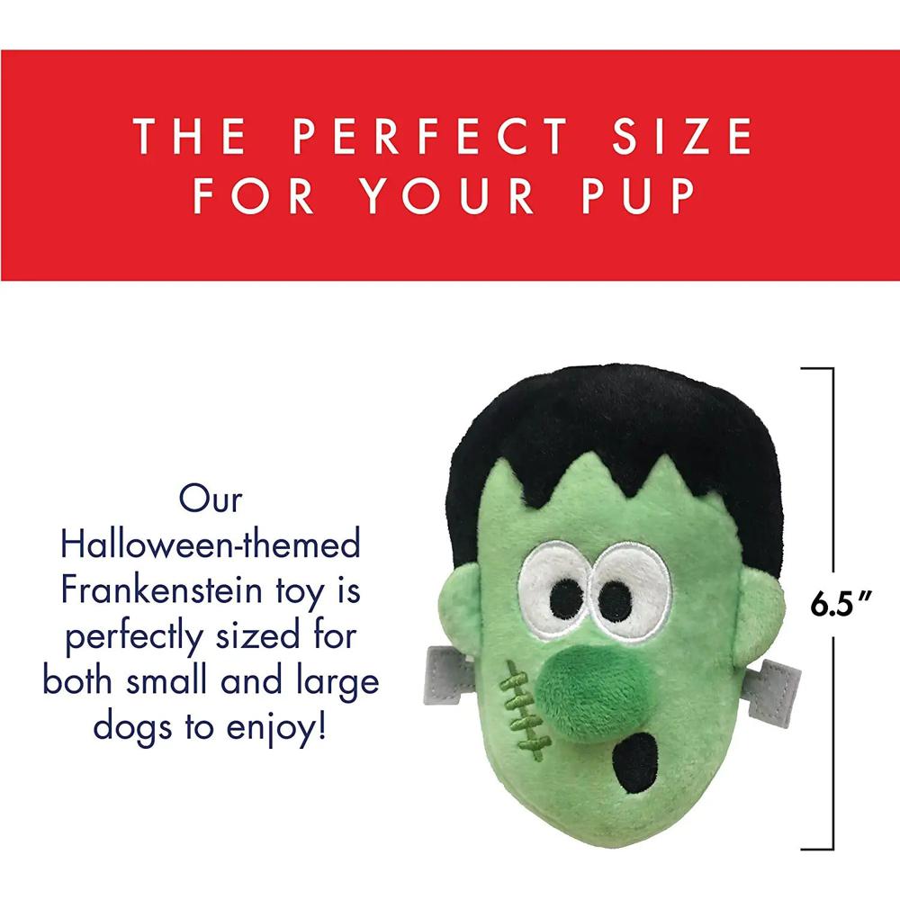 Halloween Dog Plush Squeaker Toy - Korn - Frankenstein - Witch Brew - Bone - Pumpkin-DogsTailCircle