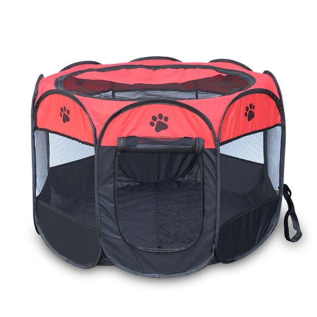 Portable Folding Dog House Playpen-DogsTailCircle