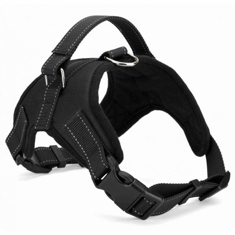Soft Adjustable Dog Harness With Handle-DogsTailCircle