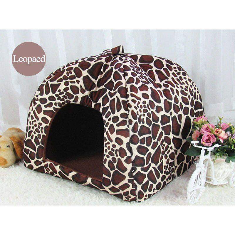 Soft Strawberry Dog Bed House-DogsTailCircle