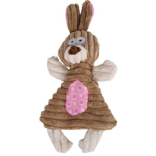 Squeaky Plush Rabbit Mouse Dog Toy-DogsTailCircle