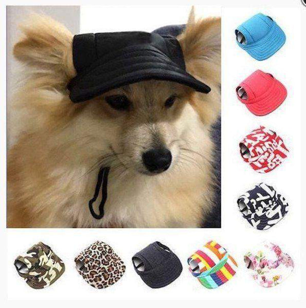 Summer UV Protection Small Dog Baseball Hat – Dogs Tail Circle