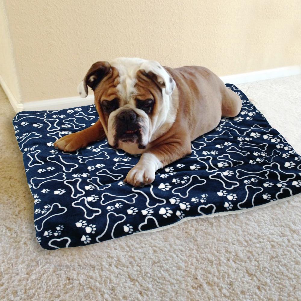 Warm Dog Mat - Fleece Bed-DogsTailCircle