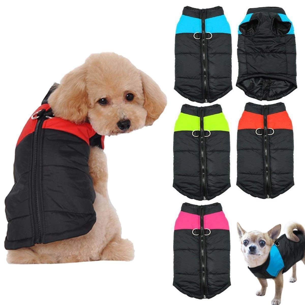 Warm Waterproof Dog Vest-DogsTailCircle