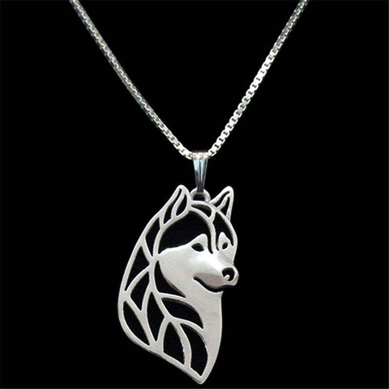 Alaskan Malamute Dog Necklace-DogsTailCircle