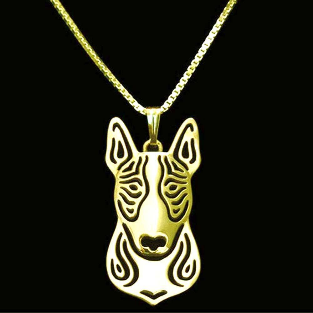 Collectable Bull Terrier Dog Necklace-DogsTailCircle