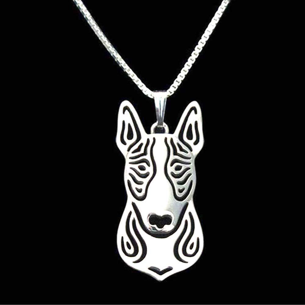 Collectable Bull Terrier Dog Necklace-DogsTailCircle