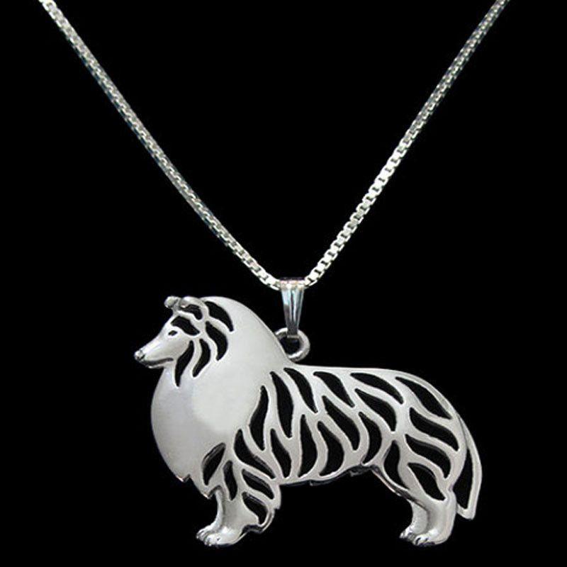 Collectable Collie Dog Necklace-DogsTailCircle