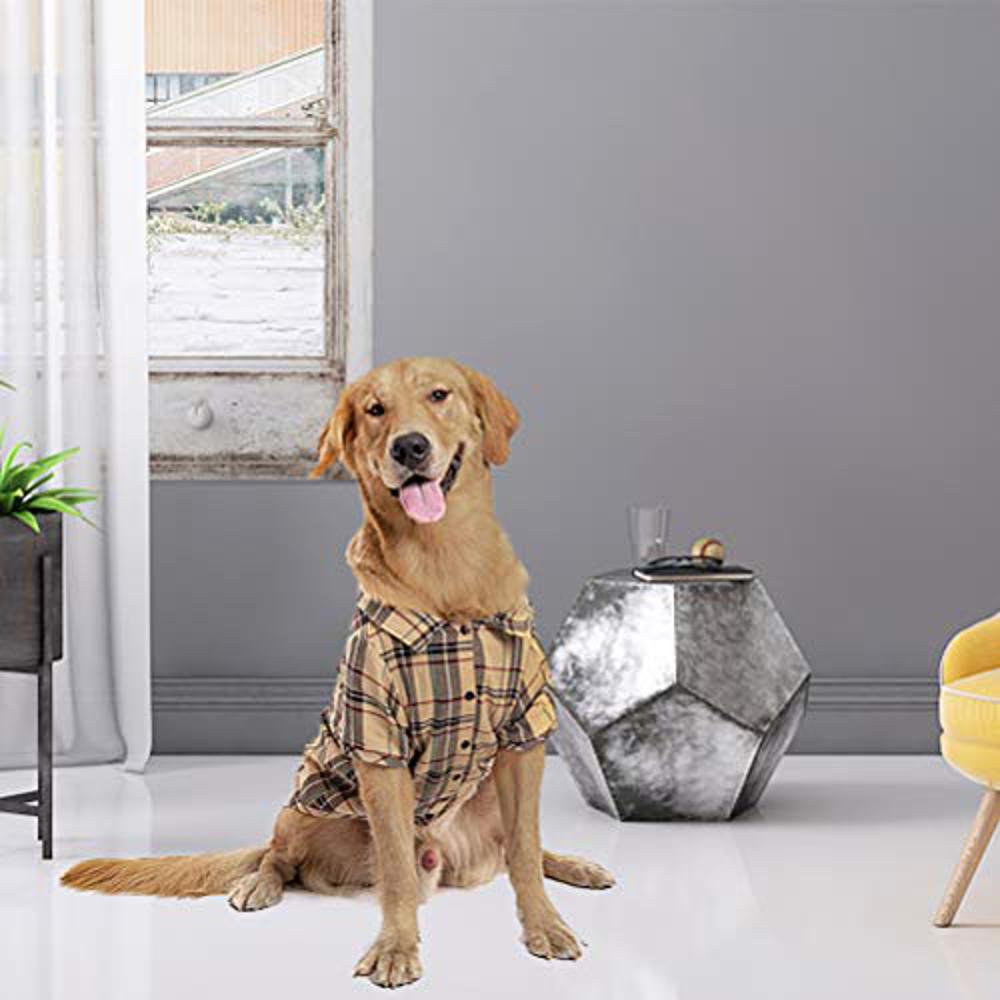 Cute Plaid Dog Shirt for Small Medium Large Dogs-DogsTailCircle