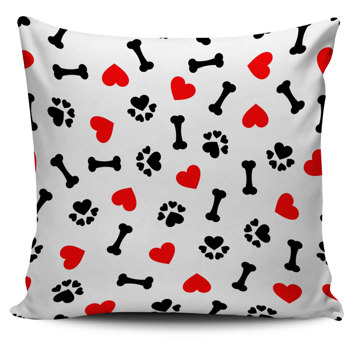 Dog Love Pillow Cover-DogsTailCircle
