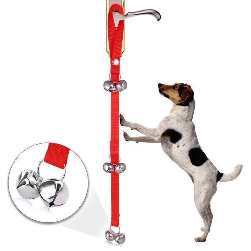 Dog Potty Training Adjustable Doorbell-DogsTailCircle