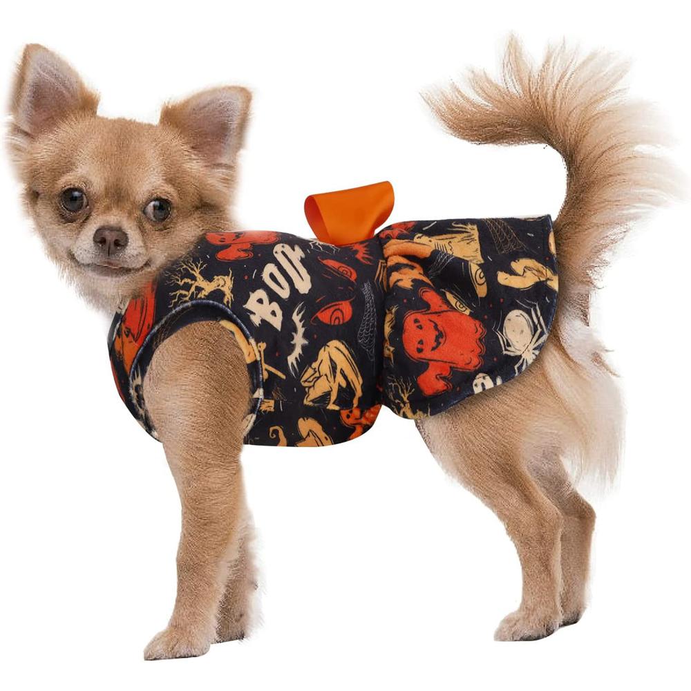 Lightweight Halloween themed dress for your puppy-DogsTailCircle