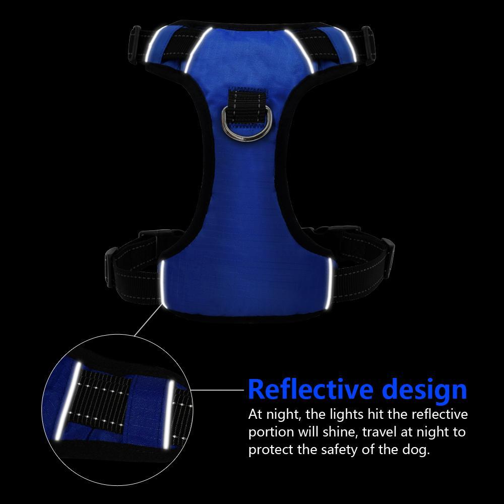 Quick Control Reflective No Pull Training Dog Harness-DogsTailCircle