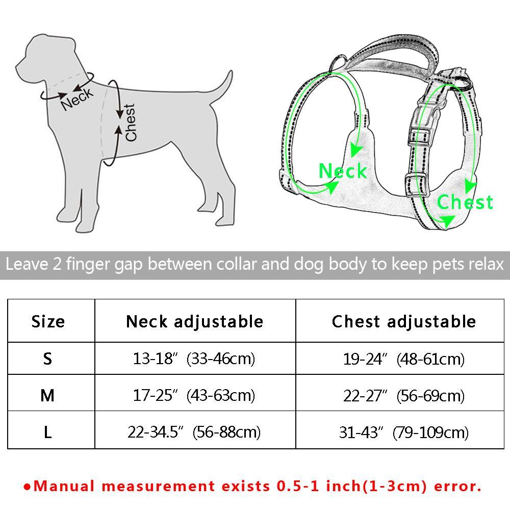 Quick Control Reflective No Pull Training Dog Harness-DogsTailCircle