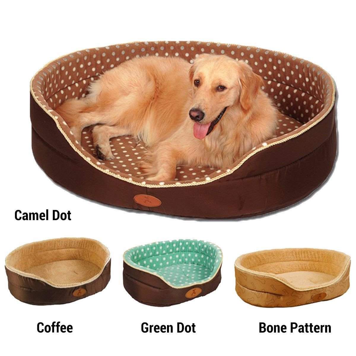 Reversible All Season Soft Dog Bed-DogsTailCircle