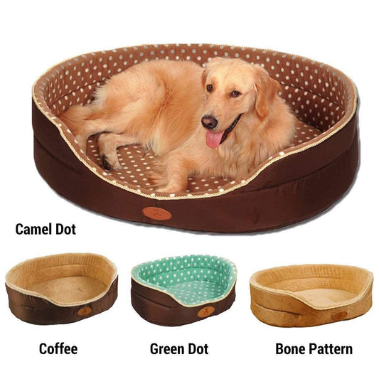 Reversible All Season Soft Dog Bed-DogsTailCircle
